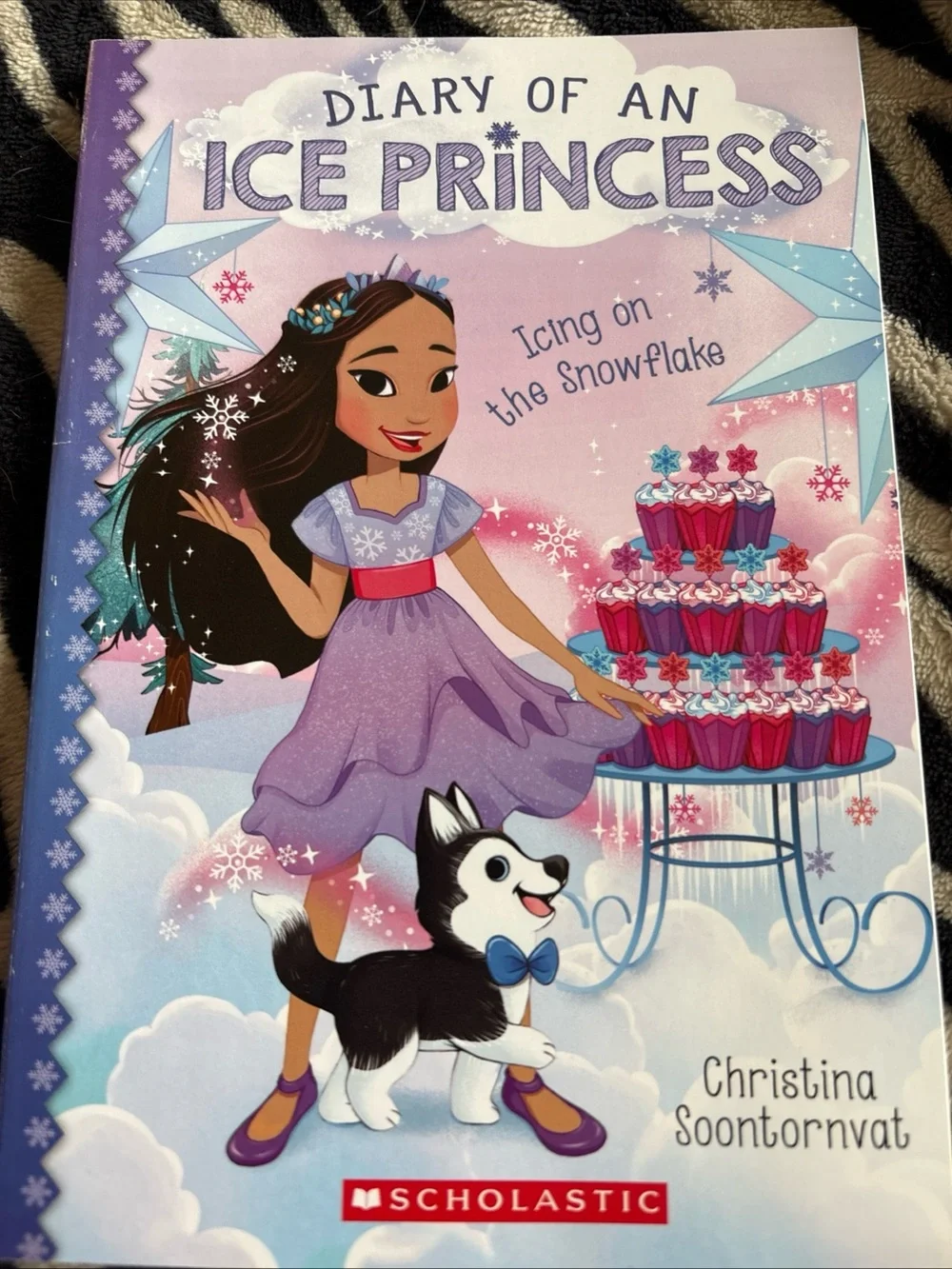 Scholastic Ice Princess Storybook — Purple Cover with Pink & Blue Accents